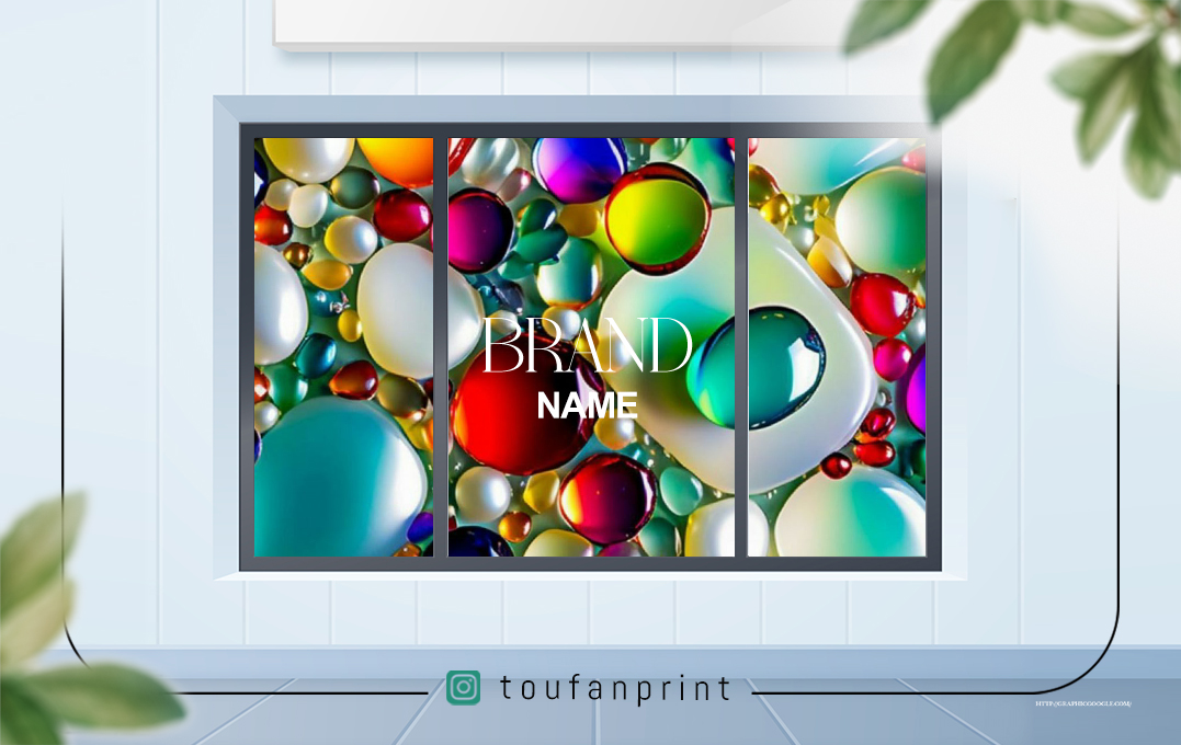 استیکر براق 100 میکرون